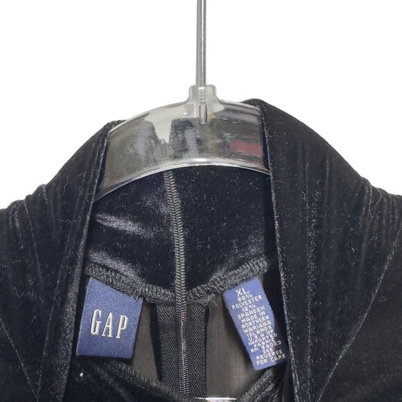 Vintage Y2K Gap Velvet Velour Knit Sweater Top - Picture 8 of 8